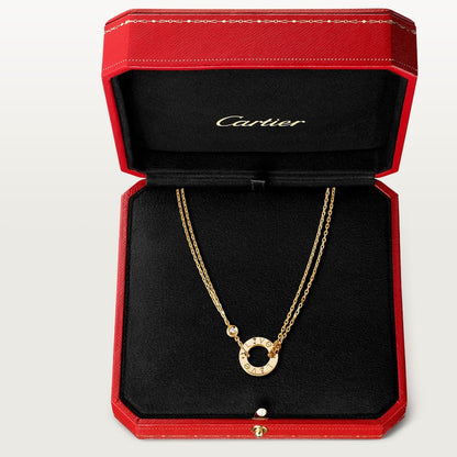LOVE pendant, 2 diamonds
