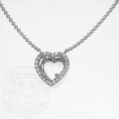 56.41 Carat Pink Kunzite Pave Necklace in Solid Platinum 950